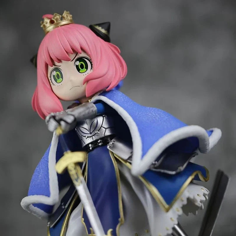 Anya Cos Saber Collectible Action Figure Spy Theme Home Decor Ornament Desktop Ideal Special Birthday Gift Figurine Collectors
