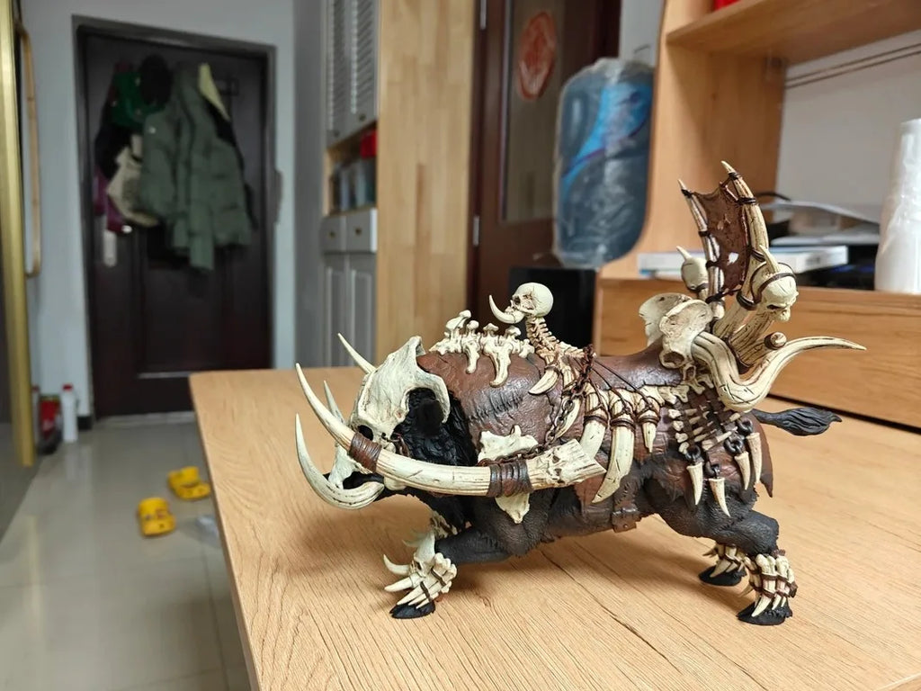 D20 Studio 1/12  Wolf  Pig Soldier Dolls Scene Decorations Fierce GiantMount Iron Blade 6" 7 "Action Figure Gift