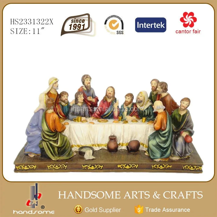 Promotional Christmas Nativity Set Resin and Polyresin Religious Items