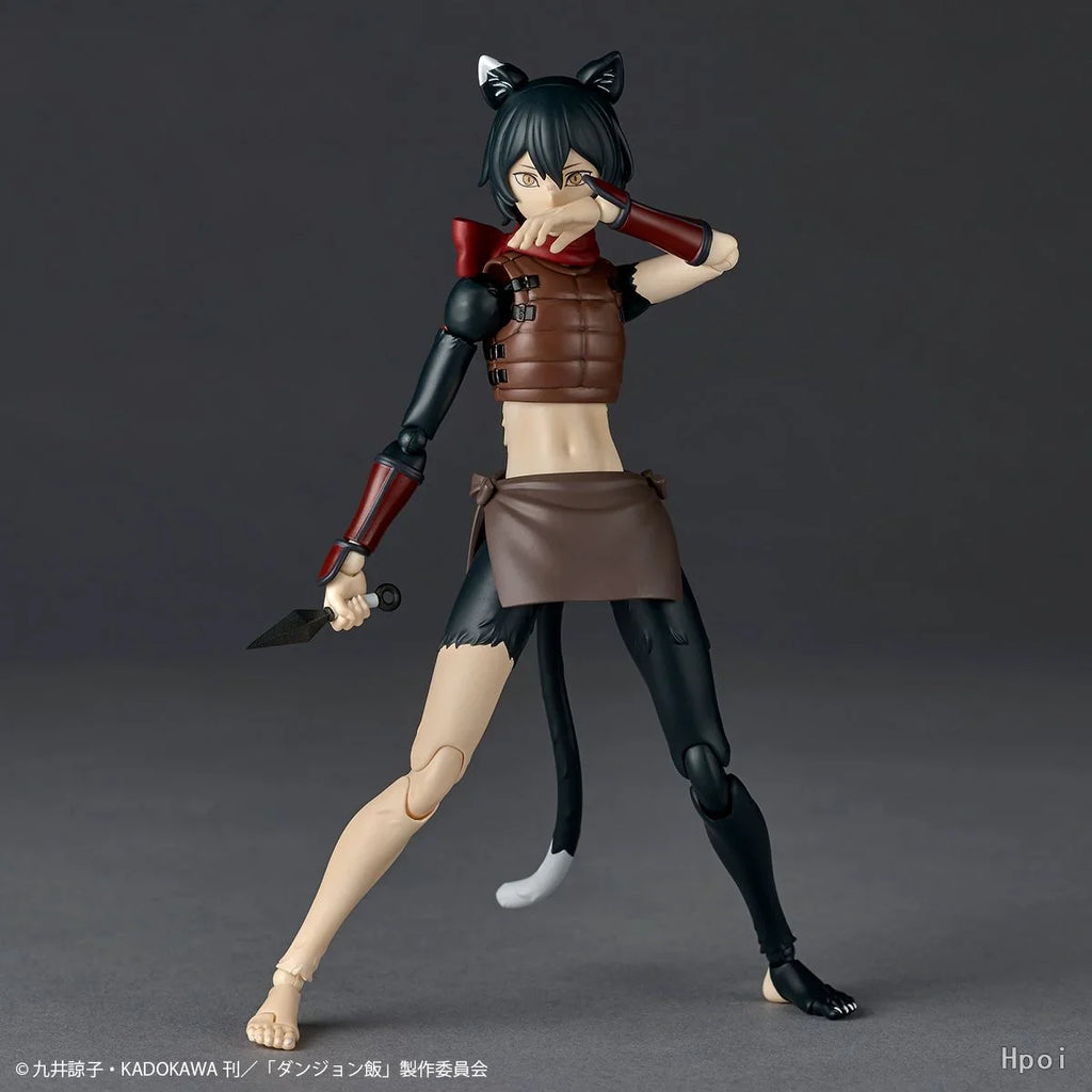 Original Genuine Kaiyodo Action/Dolls Revoltech (NR085) Dungeon Meshi Izutsumi H=145mm Anime Character Model Figure Action Toy