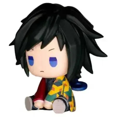Genuine Action Figure Demon Slayer Kimetsu No Yaiba Akaza Kochou Shinobu Small Round Eyes Gacha Figure Model Toys