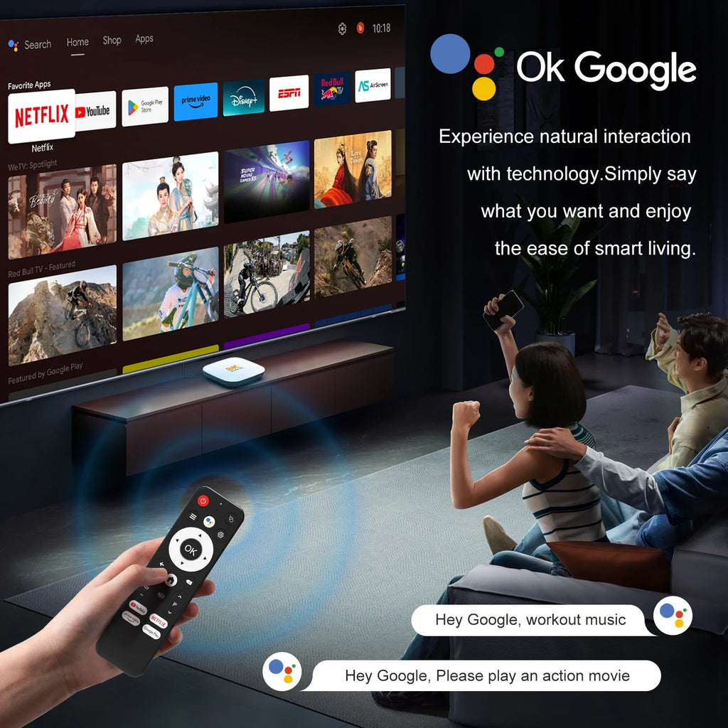 Android 14 TV BOX H96 Max M2 Plus Smart TV Box Support 2.4G/5G WiFi6 Support 8K HDR Video Android TV Set Top Box