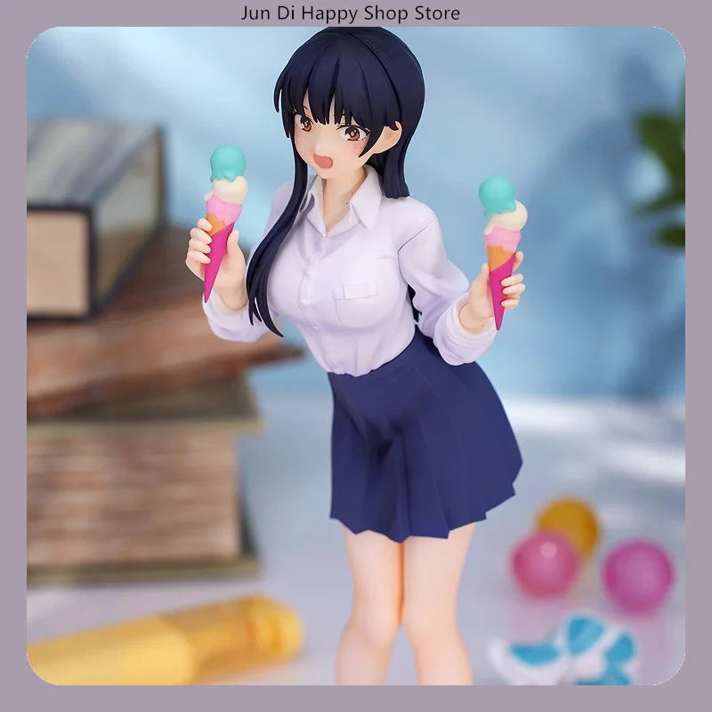 My Dangerous Things in Mind Yamada Anna with Ice Cream 18cm Standing Pose Anime Figure Statue PC Case Decoration Gift