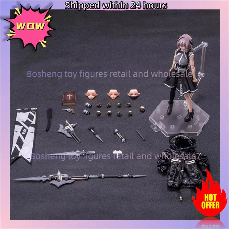 【IN STOCK】 Original HASUKI 1/12 PA009 NUNFRIEDE Mobile Suit Girl Action Figure With Box