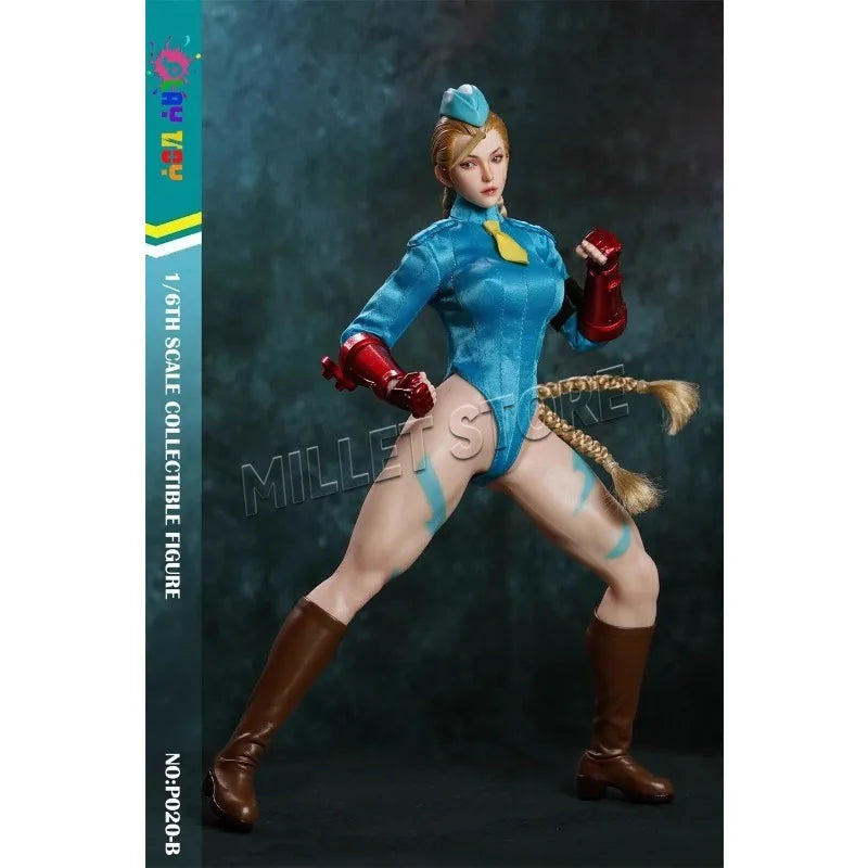 PLAY TOY SF Cammy White P020 Movable Model Toys Collection 1/6 Steel Bone Silica Gel Body SF Cammy White
