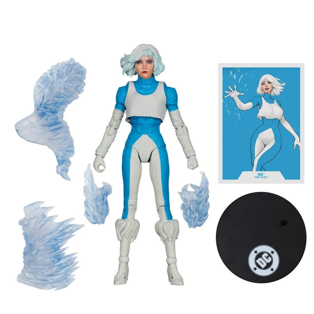 Mcfarlane Toys DC Multiverse Ice (Fire & Ice) 7" Action Figure Model Doll Garage Kit