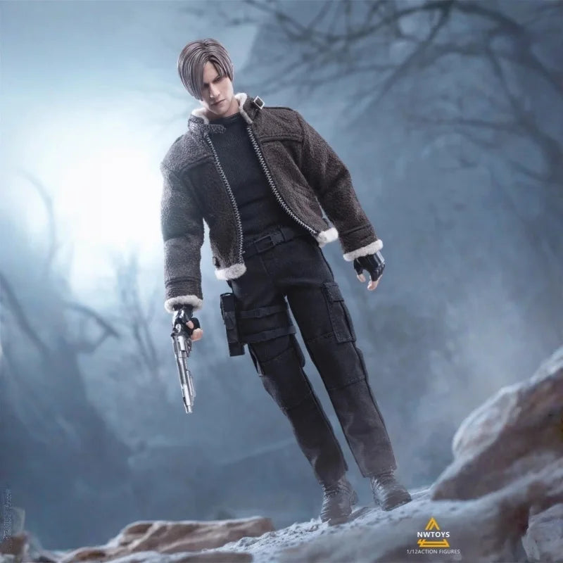 Original auf Lager 1/12 NWtoys Leon Lee Sangguang Biohazard OG Stoff Actionfigur Modell Desktop Sammlung Ornament Spielzeug Geschenke