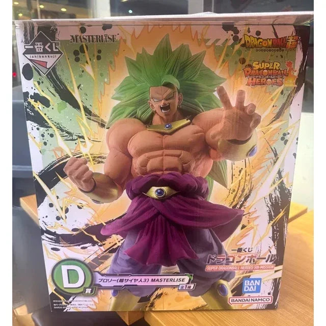 Bandai Action Figures Ichibansho Kuji Super Saiyan Broly Dragon Ball Z Anime Figure PVC Gifts Collectible Model Toys