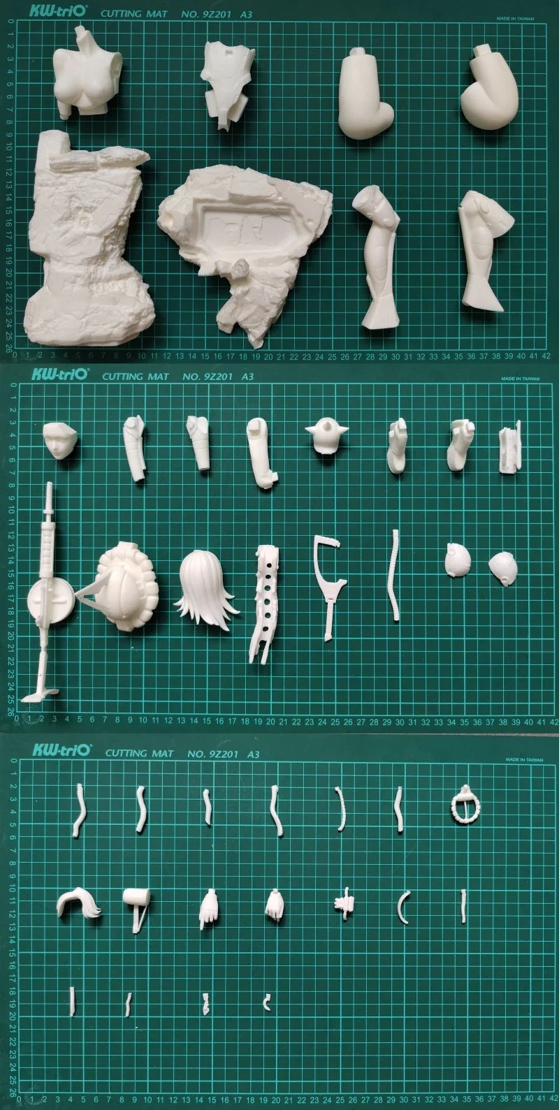 Resin Figure Kit Zaku 1/6 Unpainted Garage Resin Kit Model GK