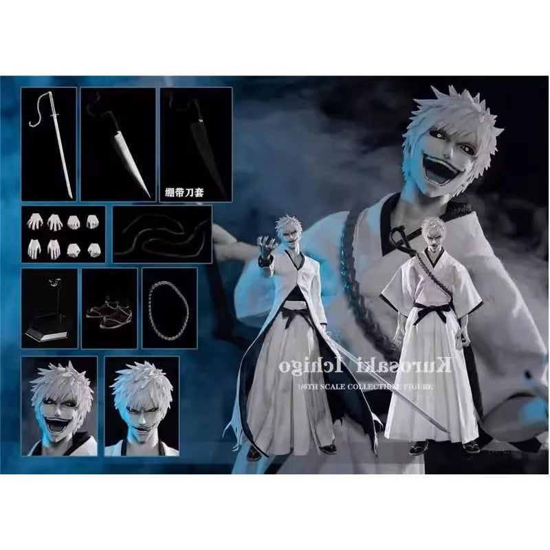 [In Stock] Gametoys Original Kurosaki Ichigo White Void Special Effects Item 1/6 Mobile Suit Doll Model Toy Gift Collection