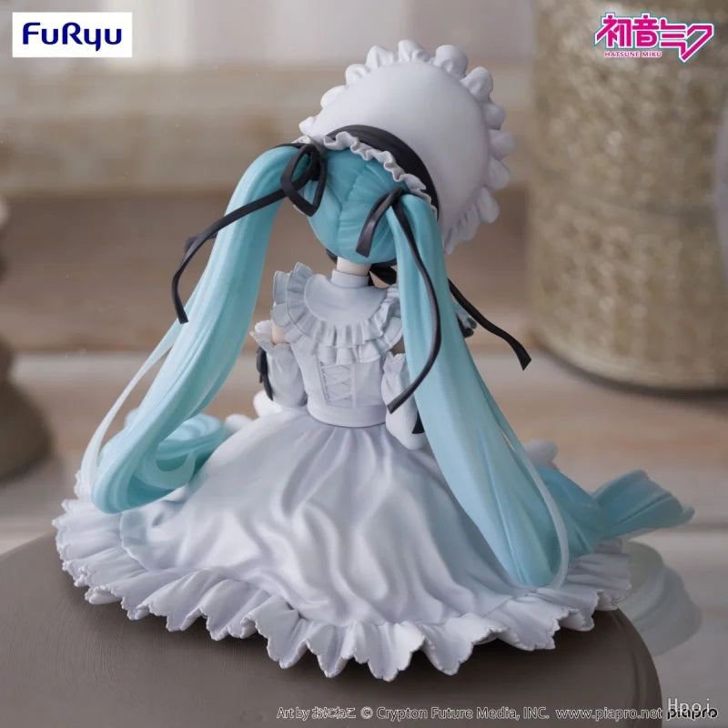 FuRyu Original 15Cm Noodle Stopper ヴィンテージドール Hatsune Miku Action Figure Toys For Kids Gift Collectible Model Ornaments