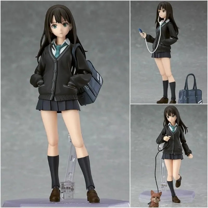 Auf Lager Max Factory Figma 252 Idol Master Cinderella Girl Shibuya Rin Spielbezogene Produkte Bewegliches Modell eines schönen Mädchen-Spielzeugs