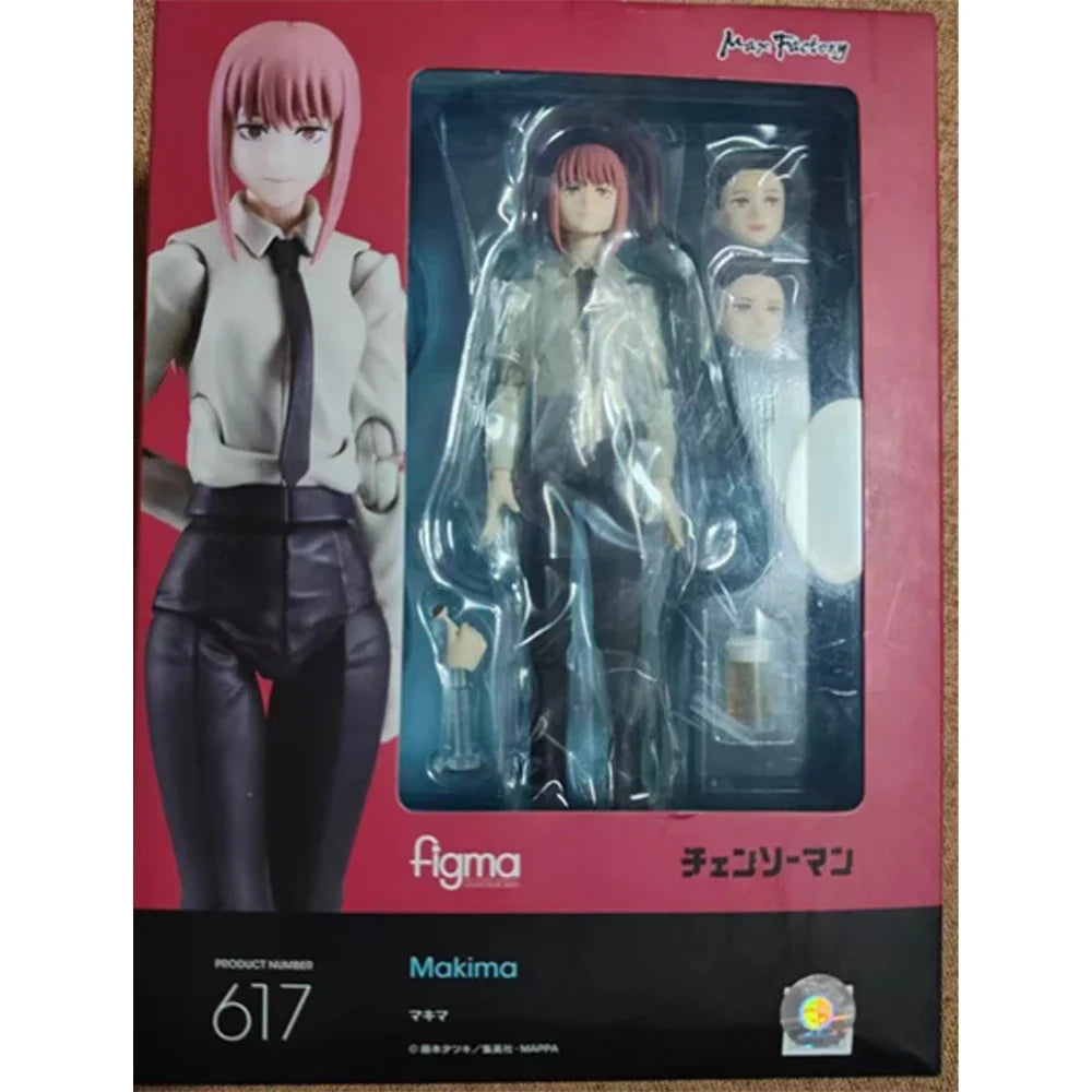 Genuine Original Max Factory figma 617 Makima Anime Character Figure Movable Model Children's toys Gifts In Stock