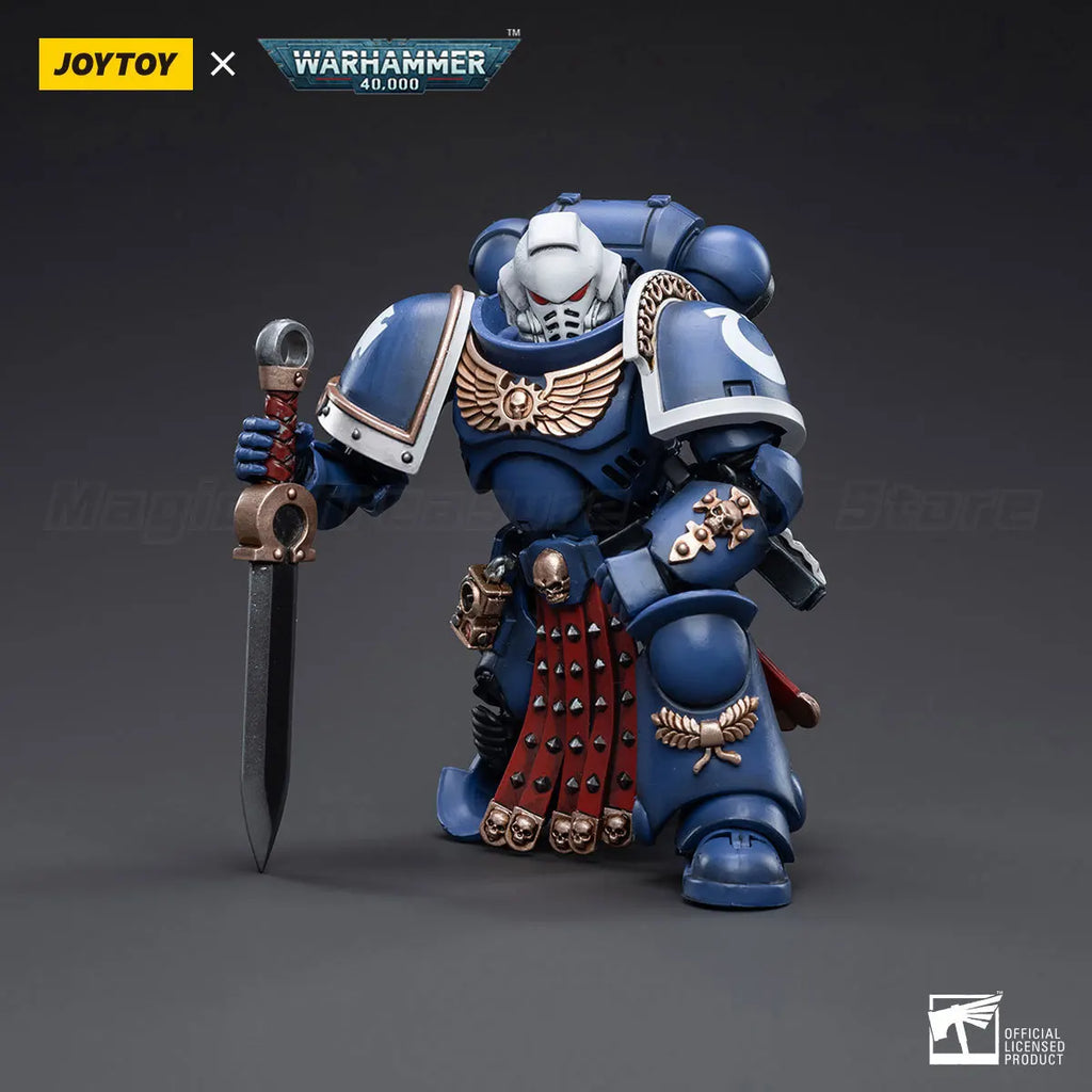 【In stock】 JOYTOY 1/18 Action figure warhammer 40k Ultramarines Primaris Assault Veteran Intercessor  Anime Ornaments Gifts
