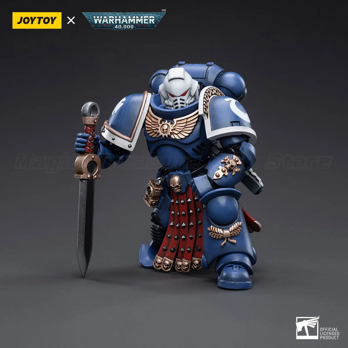 【In stock】 JOYTOY 1/18 Action figure warhammer 40k Ultramarines Primaris Assault Veteran Intercessor  Anime Ornaments Gifts