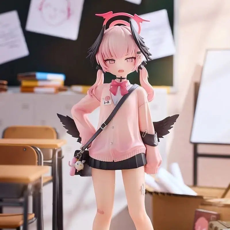 19cm Blue Archive Shimoe Koharu Pink Impression Game Girl Figures Models Statue Models Boys Collectible Ornament Doll Toys Gifts