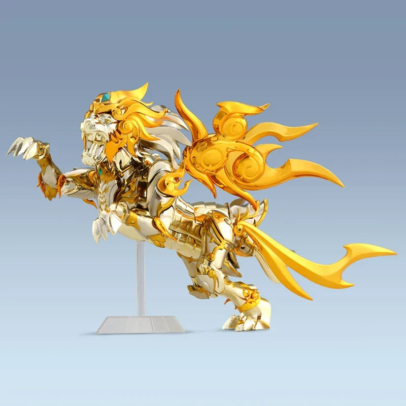 Toypoint/TP Saint Seiya Myth Cloth EXM Leo Aiolia God SOG And Totem/Object Gold Knights of the Zodiac Action Figure In Stock