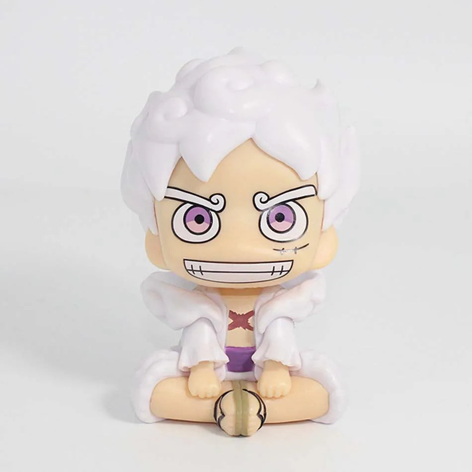 Hot ONE PIECE Anime Figure Look Up Gear 5 Monkey D. Luffy Action Figure Q Version Luffy Figurine PVC Collection Model Doll Toy