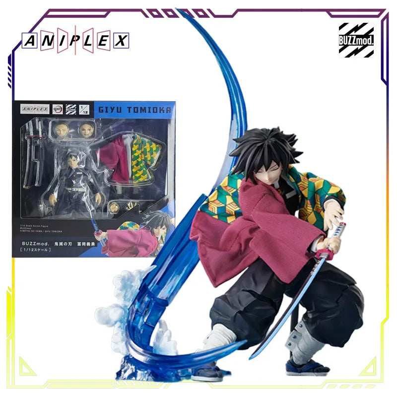 Aniplex+ Original BUZZmod Demon Slayer Blade Series Xiaowo Seat\ Tomioka Yoshiyuki Anime Action Figure Model Toys Gifts Fo Boys