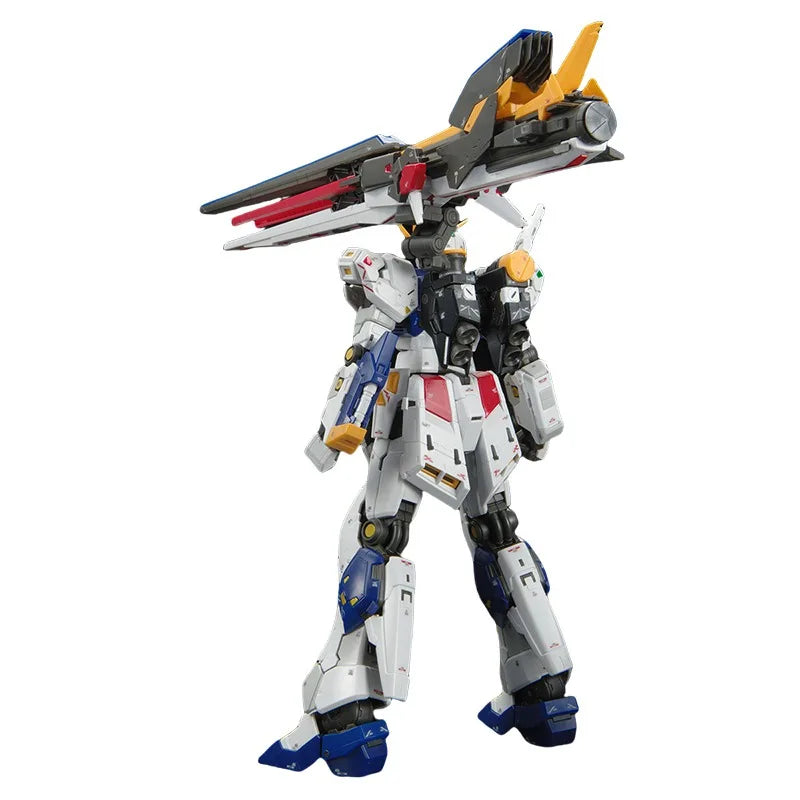 Bandai Genuine RG RX-93ff V GUNDAM Anime Action Figure Robot Periphery Collectible Assembly Model Toys Ornaments Gift Children