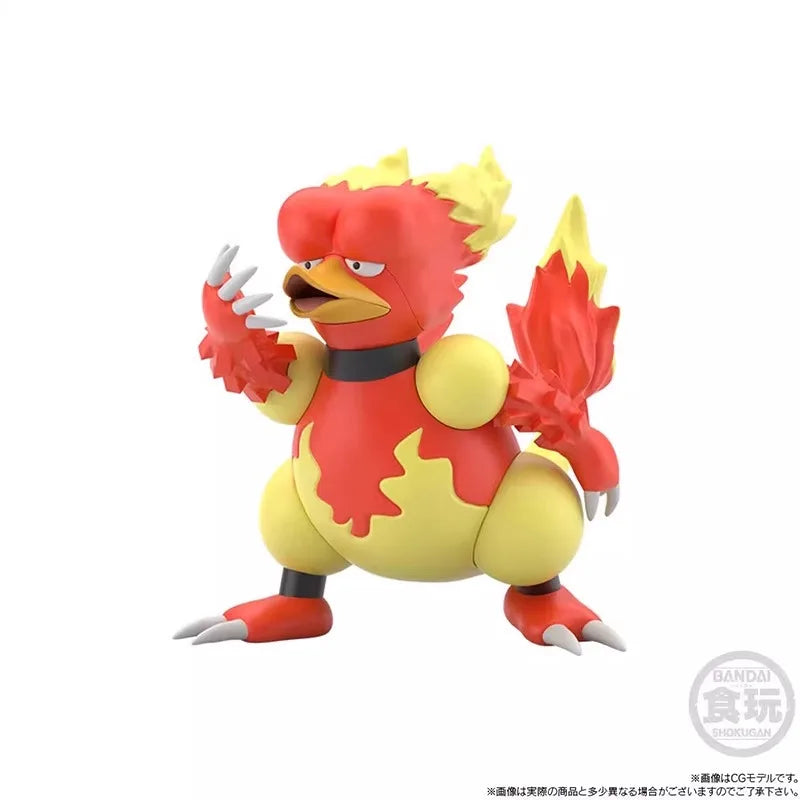 In Stock BANDAI Original Pokemon SCALE WORLD Kanto Region Blaine Rapidash Magmar Anime Figures Toys Gift Collectible Model