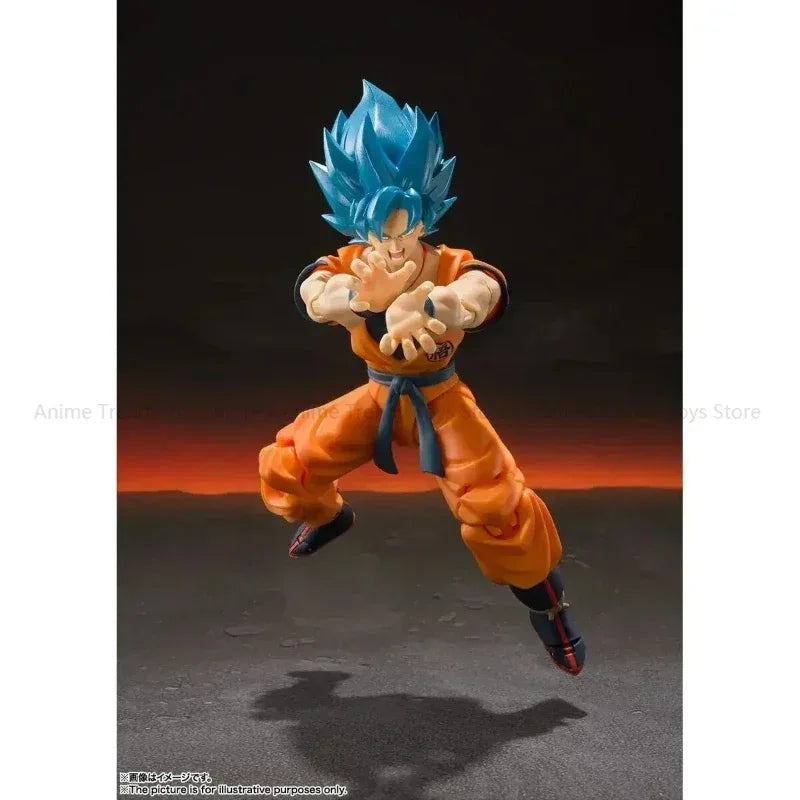 In Stock Bandai S.H.Figuarts SHF Dragon Ball Super Saiyan God Son Goku Action Figure Collectible Toy Gift WY