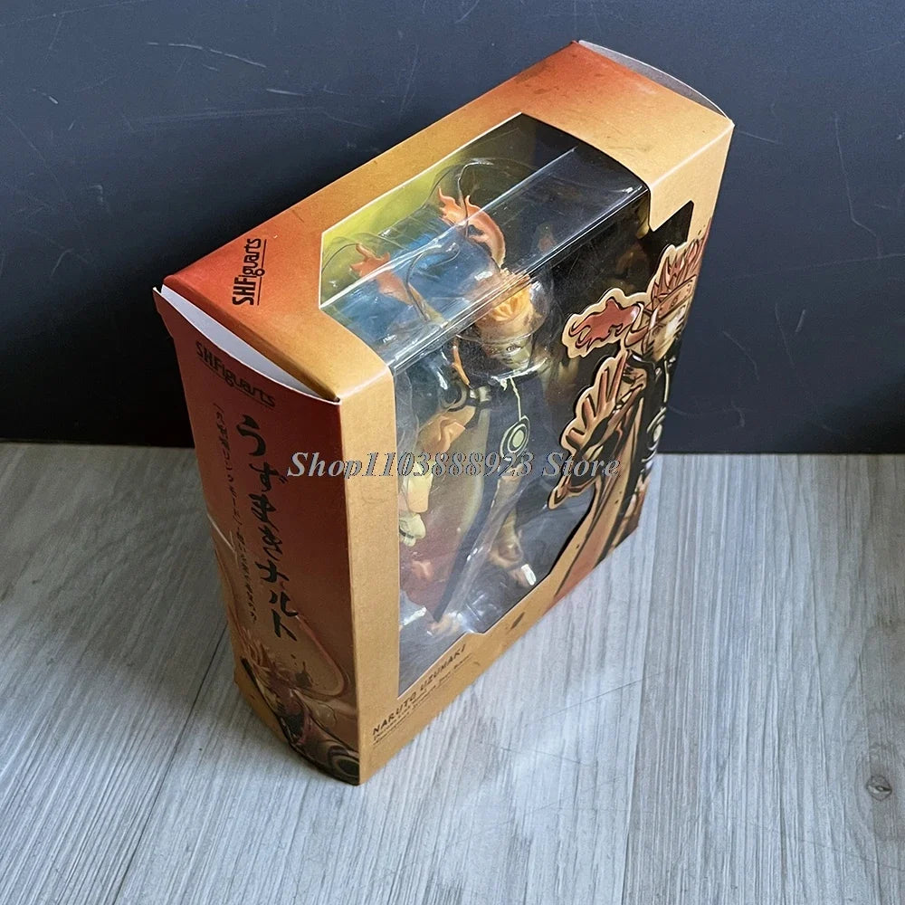 Anime SHF NARUTO UZUMAKI Figure Kurama Link Mode SHFiguarts Action Figure Model Toy Birthday Gifts
