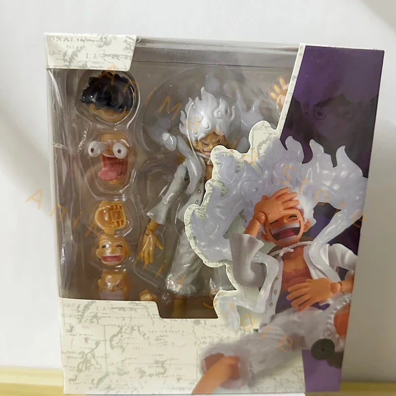 Shf Monkey D Luffy Gear 5 NIKA  Action Figure Anime ONE PIECE Luffy Figure Movable Joints Collection Model Toys Birthday Gift