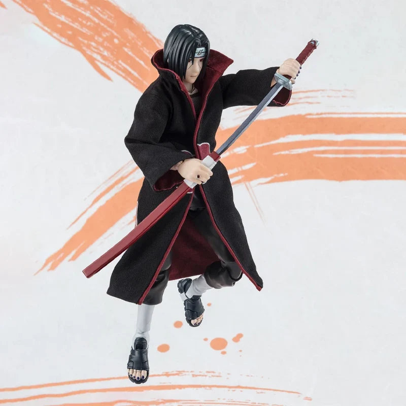 Bandai Original Genuine Figure Naruto Model Kit SHF Uchiha Itachi NarutoP99 Collection Action Figure Model for Kids Toys Gifts