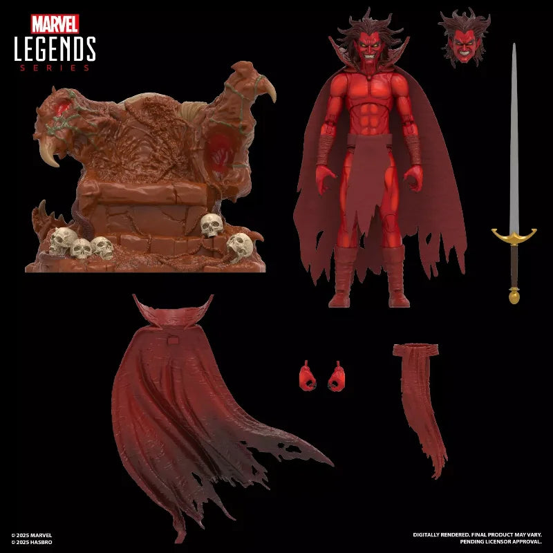 Pre-sale Hasbro Marvel Legends Mephisto Hell Throne Set ML Figure Collection