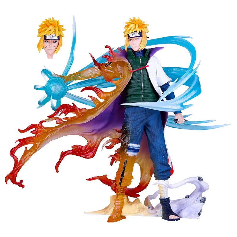 Anime Action Figure Naruto Figure Namikaze Minato Figures Gk Figurine Rasengan Decoration Collectible Pvc Model Kids Toys Gift