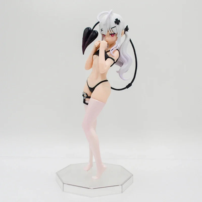 25cm OMAHA Charm Taya Devil Anime Figure Shinomiya Kanna Little Devil Action Figure Little Demon Lilith Figurine Model Doll Toys