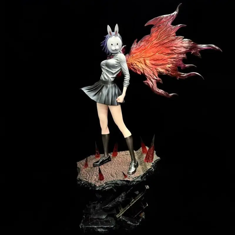 Touka Kirishima Tokyo Ghouls Action Figure - Two-Headed Statue Collection Doll Desk Decoration Model Toy for Kids Birthday