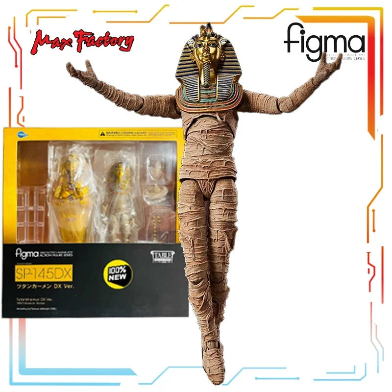 Brand New Spot Goods MAX Original Desktop Art Museum Series Tutankhamun Anime Action Figure Model Toys Model Gifts for Boys