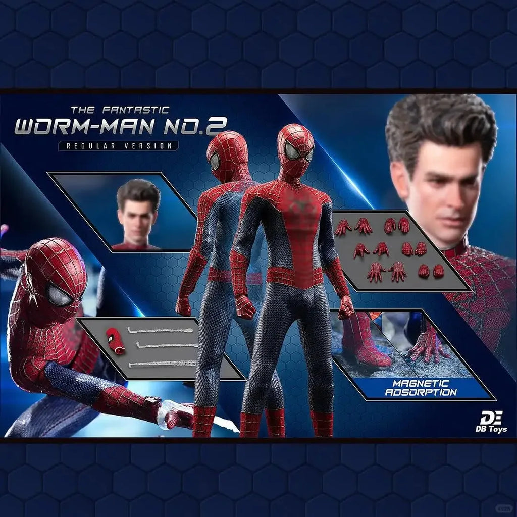 Garfield And Friends 6in Action Figure - Spider-Man Insect Man 1/12 Scale Studio Db Toys Soldier Model for Collectors And Gifts