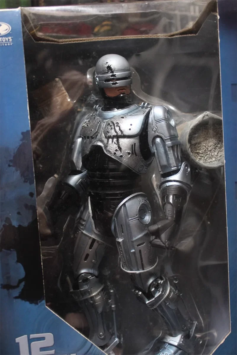 Original Movie Series RoboCop Alex Murphy Action Figure Model Toys 12-inch Collectible Scene Ornaments Gift
