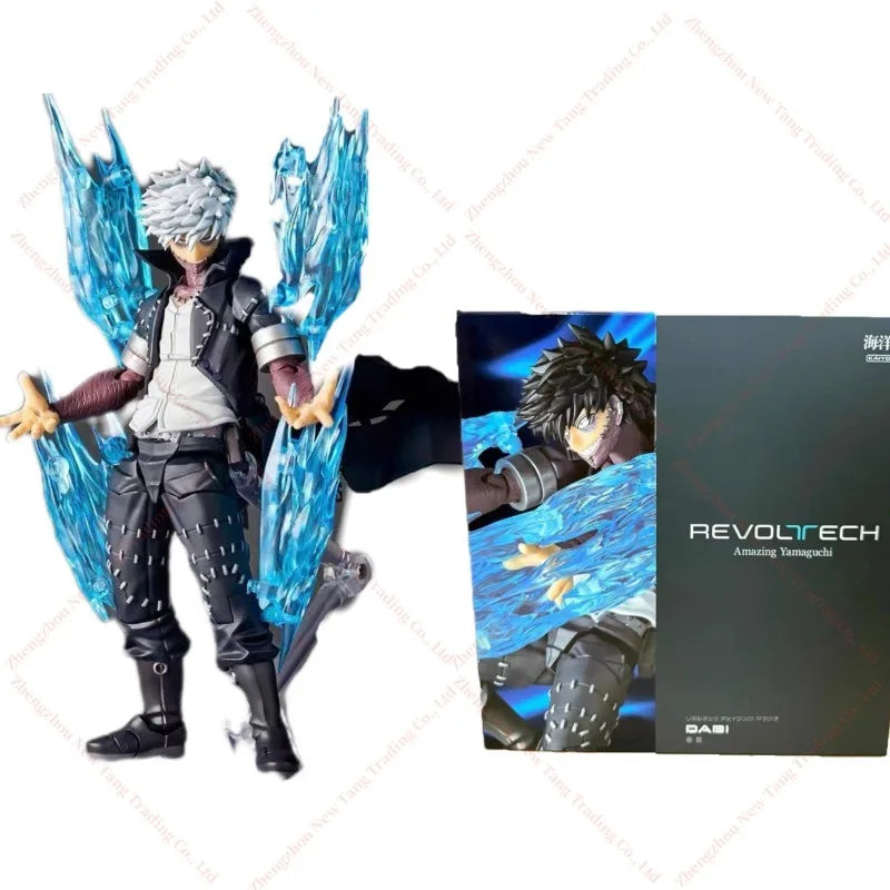 Original Kaiyodo My Hero Academia Amazing Yamaguchi Revoltech NR042 Dabi In Stock Anime Action Collection Figures Model Toys