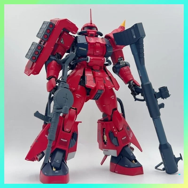 【IN STOCK】ZG-01 1/60 MS-06R-2 Johnny ZAKU Red Blitz 32CM Assembly Model Kits Alloy model finished toy robot Christmas gift