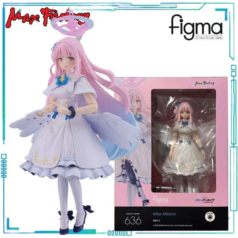 Max Factory Genuine Figma Series Blue Archive 636 Mika Kanzaki Proportionale Humanoide, jedes Alter, bewegliches Modellspielzeug Exquisite Spielzeuge