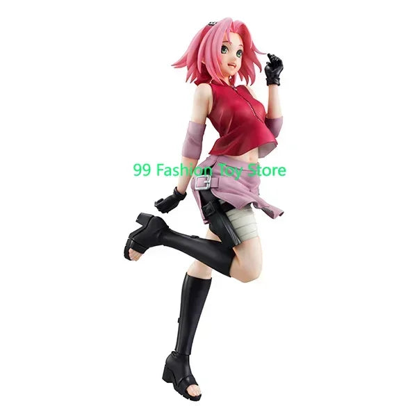 In Stock Megahouse GALS NARUTO Shippuden Haruno Sakura New Original Anime Figure Model Toy for Boy Action Figures Collection Pvc