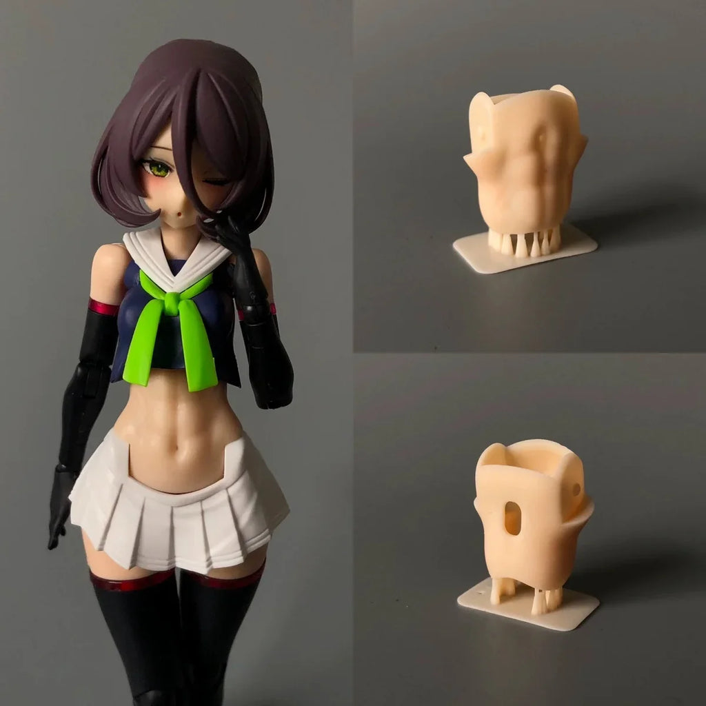 【No Figure】1/12 Female Kotobukiya Gunner Tank Muscular Replacement Parts Accessories For 6in Action Figure Toys ﻿For DIY