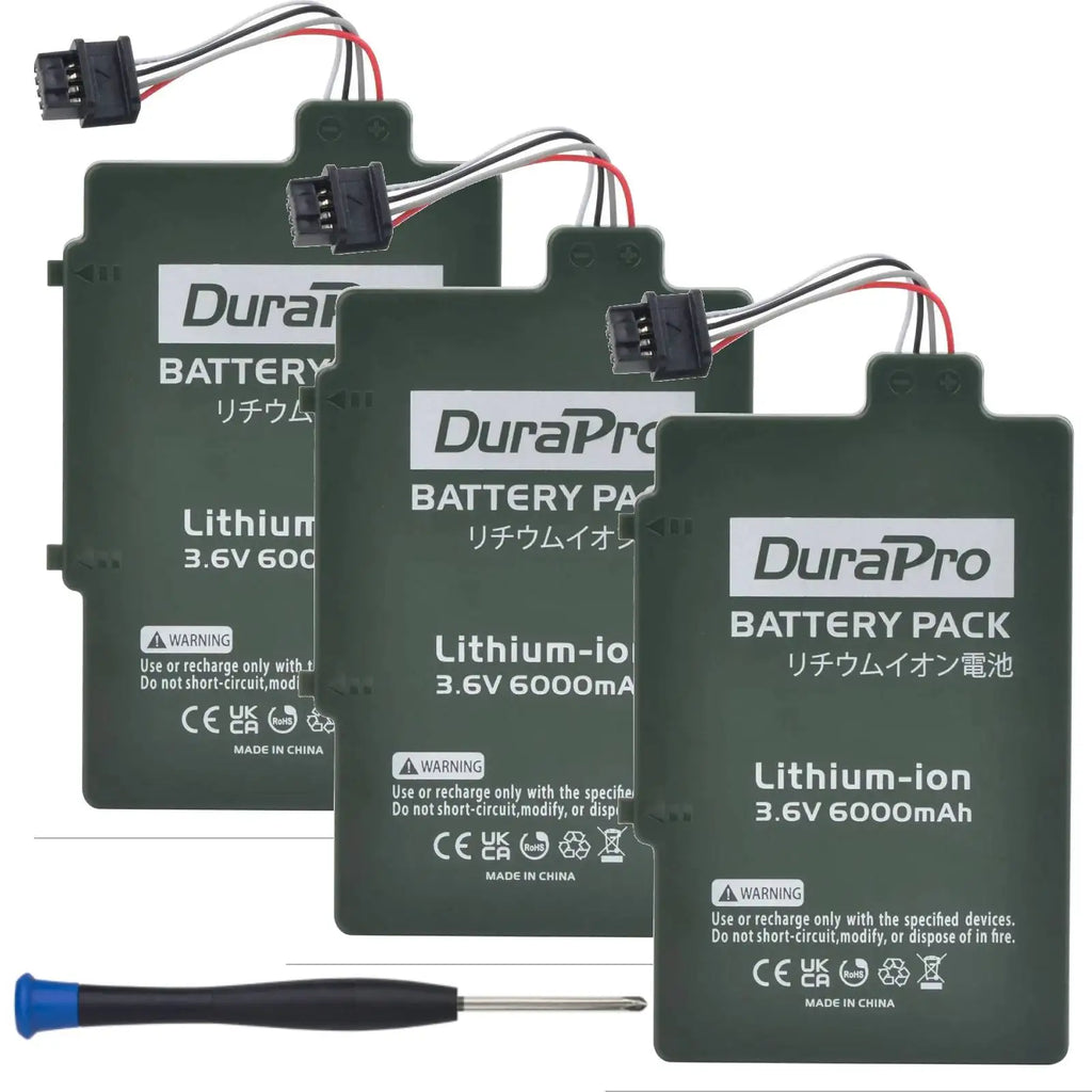 DuraPro Batteries for Nintendo Wii U Gamepad 6000mah WUP-001 WUP-012 WUP-010 Battery for Nintendo WiiU Game pad with free Tool