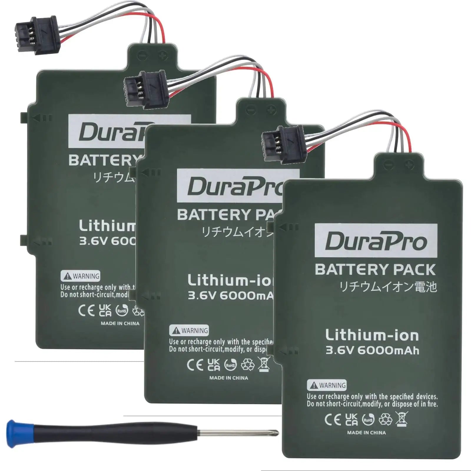 DuraPro Batteries for Nintendo Wii U Gamepad 6000mah WUP-001 WUP-012 WUP-010 Battery for Nintendo WiiU Game pad with free Tool