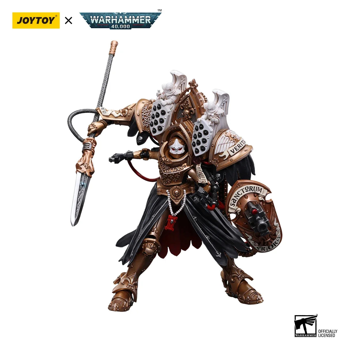 JOYTOY Warhammer 40k 1/18 Action Figures Anime Adepta Sororitas Abbess Sanctorum Morvenn Vahl