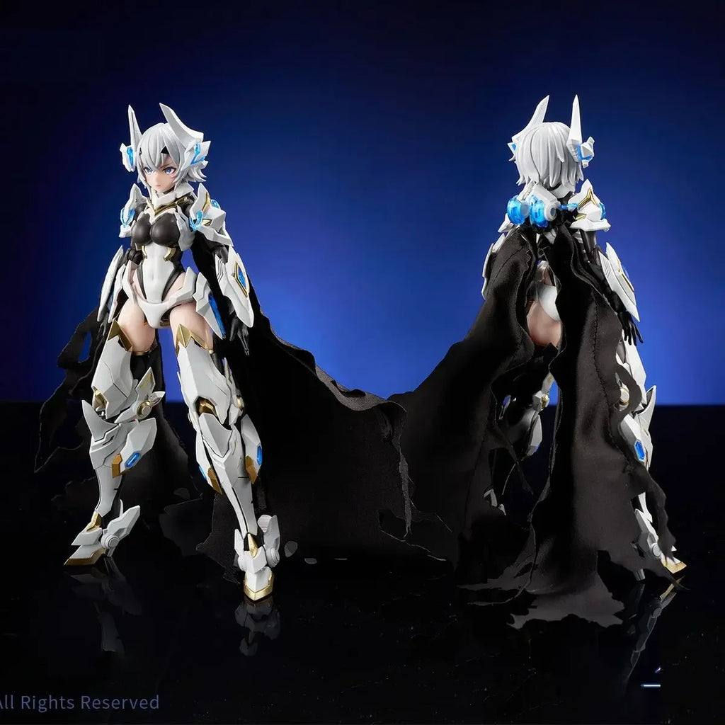 【In stock 】1/12 White Dragon Knight Galahad Mechanical Mecha Girl Assembleable and Poseable Model