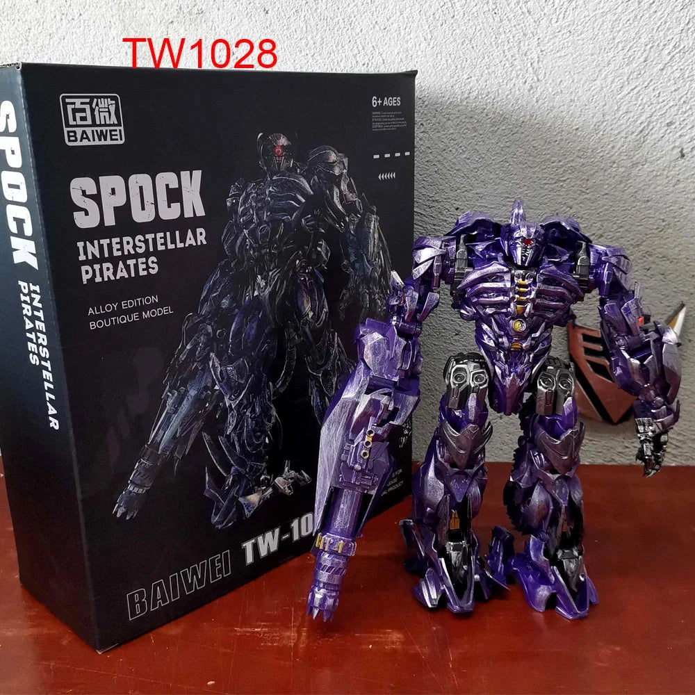 Transformation Toy BAIWEI TW1028 Shockwave ZS01 SS56 MP29 Universe Guardian Deformation Robot Alloy Action Figure Model Car Gift
