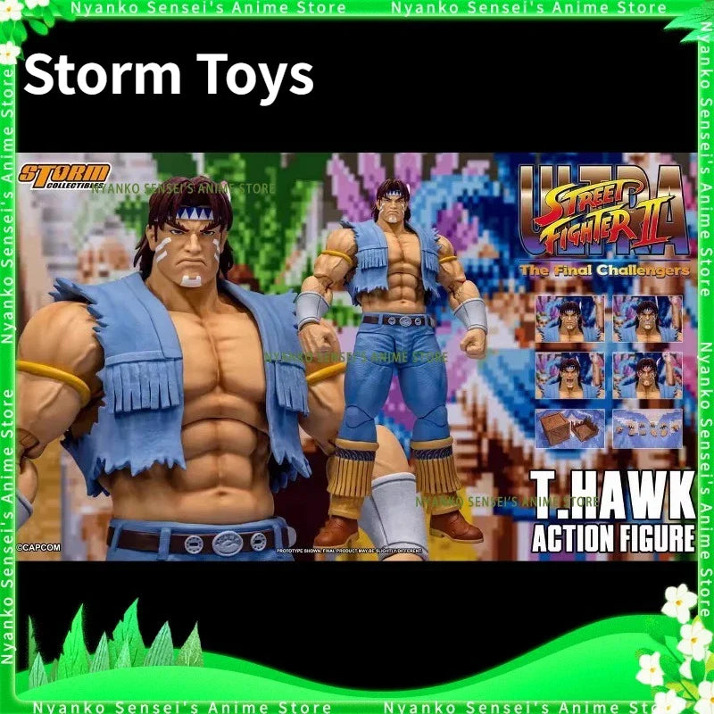 Vorrätig Storm Toys Ultra Street Fighter II T.Hawk The Final Challenger Actionfigur Anime Modell Trendiges Spielzeug Desktop Sammlerstück