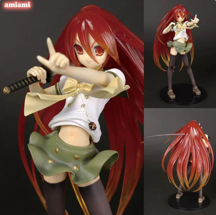 Shakugan no Shana Shana Red Hair Flame Hair 1/8 Japanese Version Figure