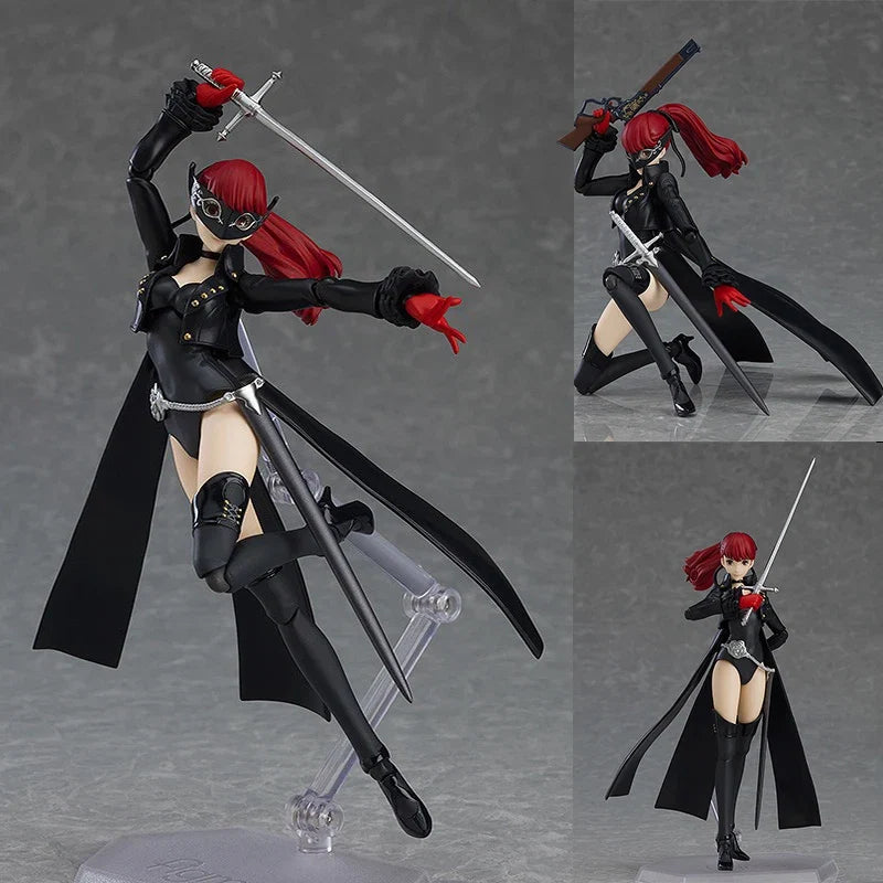Max Factory Original Figma Series Persona 5 Rain Palace Lotus Wise Leaf Anime Mobile Model Handmade Accessories Toy Gifts