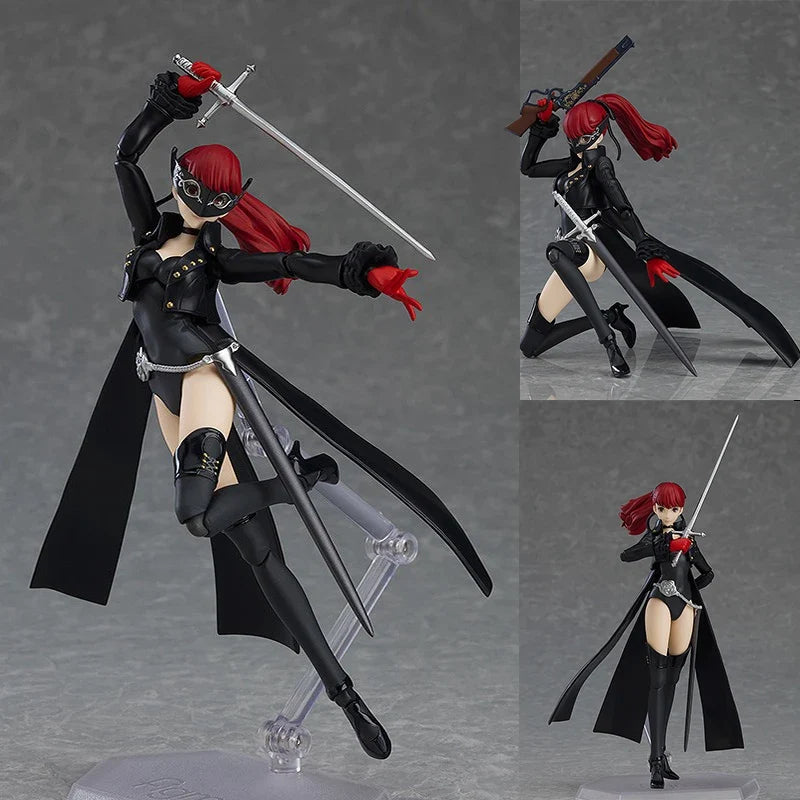 Max Factory Original Figma Series Persona 5 Rain Palace Lotus Wise Leaf Anime Mobile Model Handmade Accessories Toy Gifts